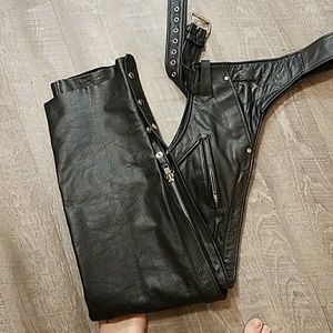 Leather chaps